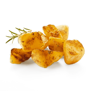Mini cartofi copți cu rozmarin tăiați in 8/12