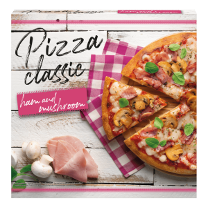 Pizza classic șuncă și ciuperci 300g